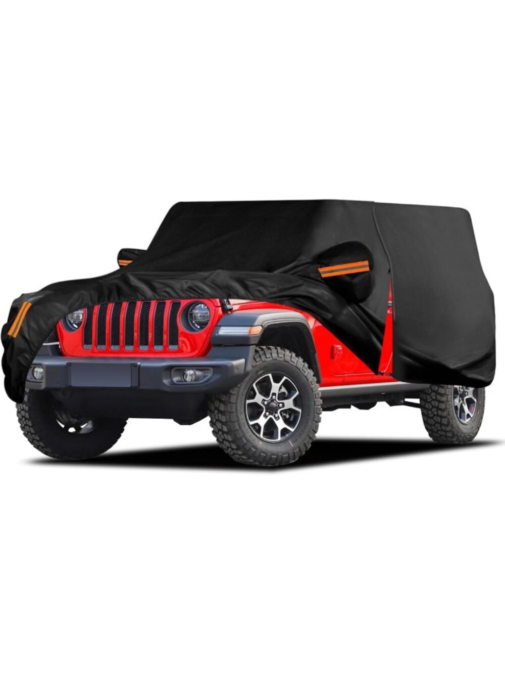 Waterproof 4-Door Car Cover for Jeep Wrangler JK JL 2006-2026 | Windproof